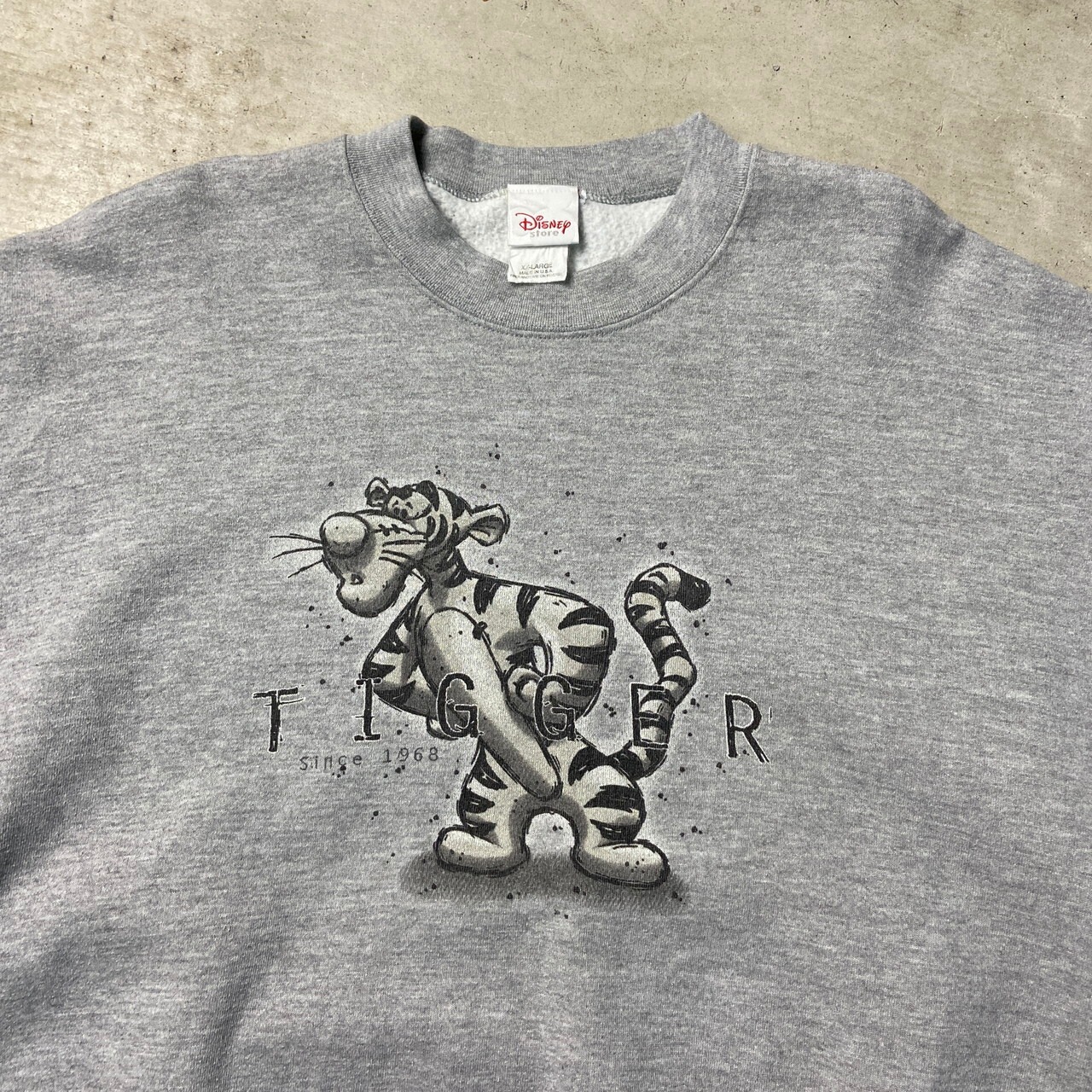 90年代 USA製 DISNEY ディズニー スウェットシャツ TIGGER ティガー 