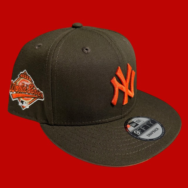 New York Yankees 1996 World Series New Era Snapback / Dark Brown (Orange Brim)