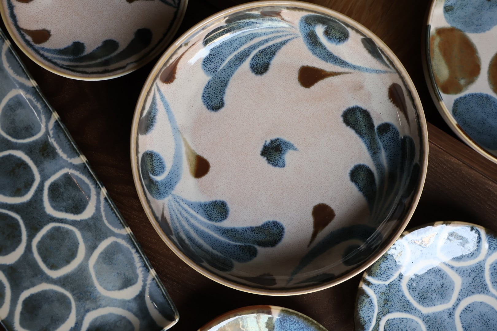 紋つき３点セット（Ｆ－８１４）☆ブルー・美品！！！