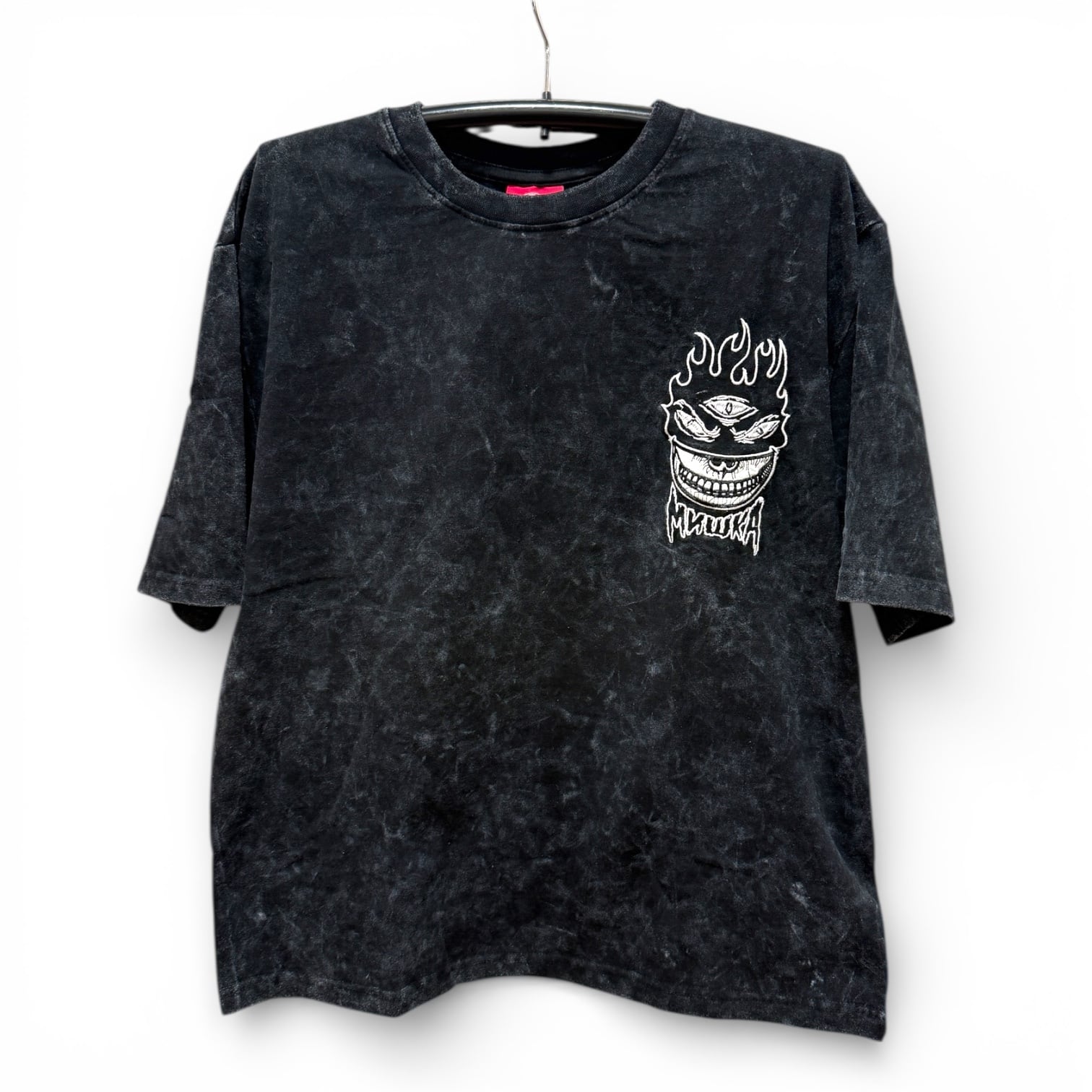90's A.B.A.T.E. of IOWA 袖フレイムス プリント ロンT 長袖Tシャツ XL