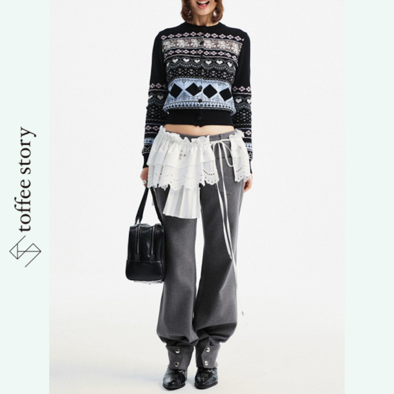 白影がたゆたう多層オーバースカートの余韻譜《B0070》