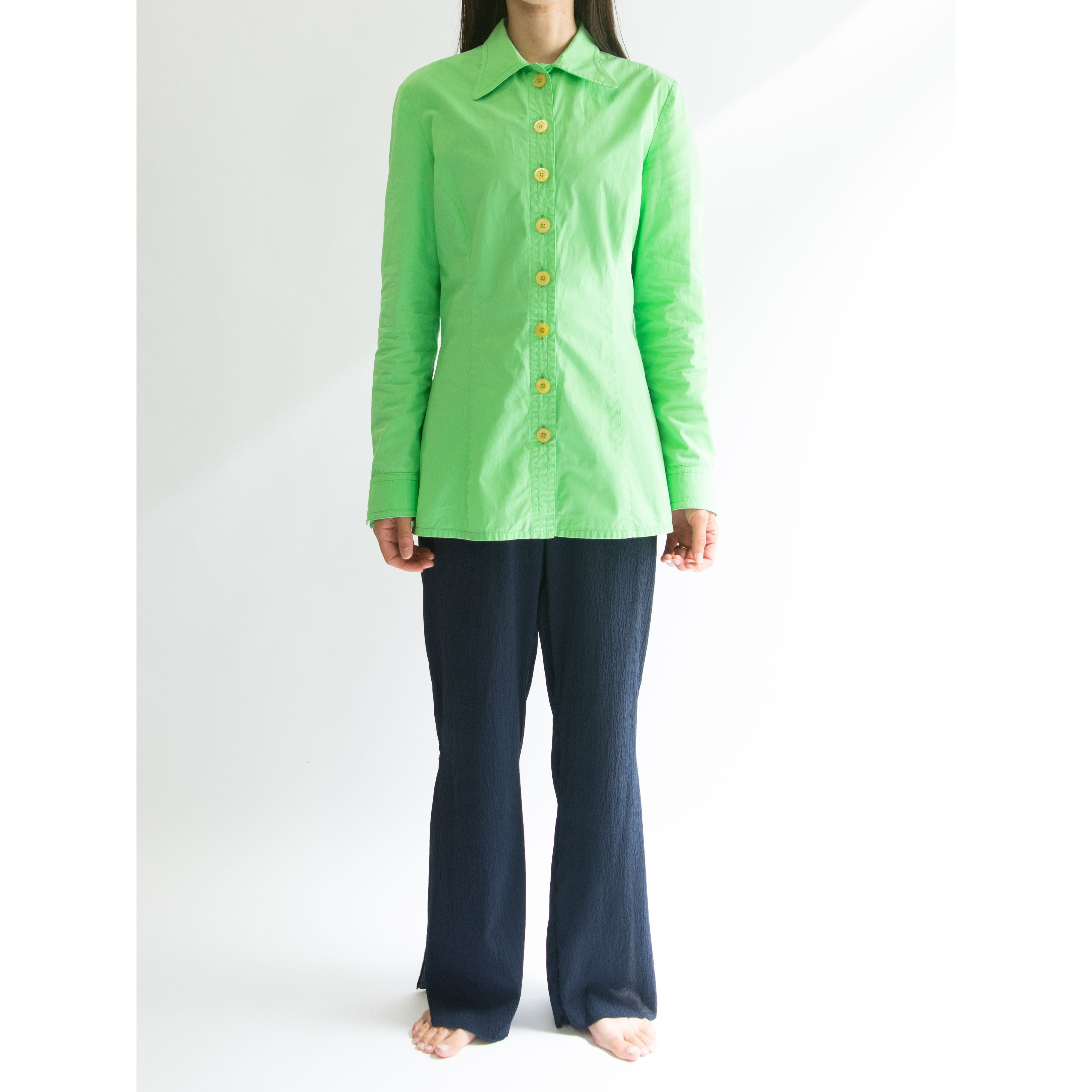【Ines de la Fressange】Made in France 100% Cotton Shirt Jacket（イネス･ド･ラ･フレサンジュ フランス製 コットンシャツジャケット）
