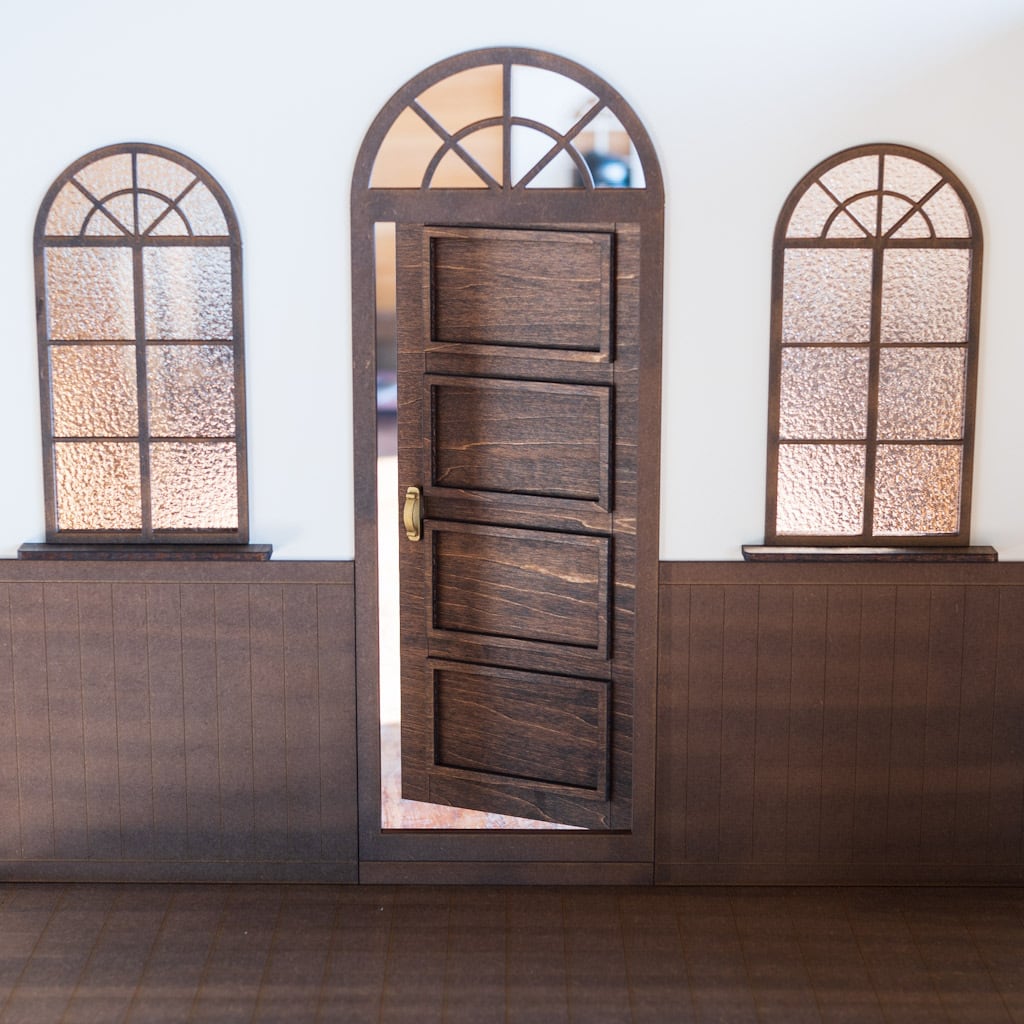 1/6スケールドールハウスワイドタイプ ドアと窓の部屋 | kkcompany