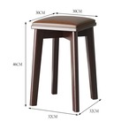 スツール 木製 幅30×奥行30×高さ46cm ベンチスツール 木製スツール サイドチェア 玄関スツール カフェスツール 椅子 チェア おしゃれ シンプル
