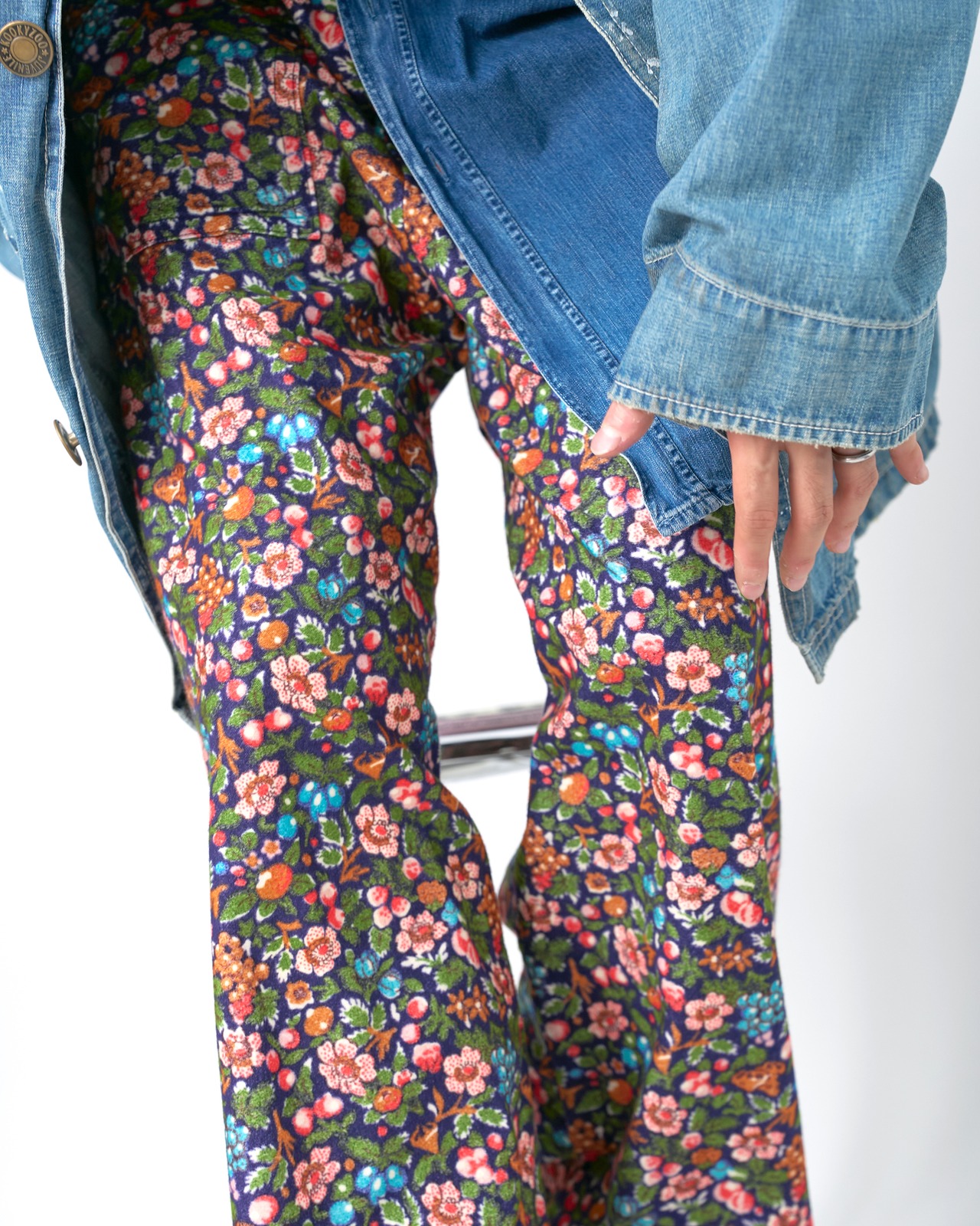 KOOKY ZOO "FLORAL EASY PANTS〔FLOWER〕"