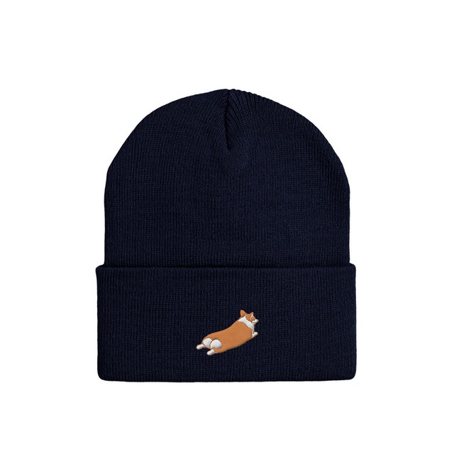 WC ROGO Knit Beanie -Navy-　[H0025]