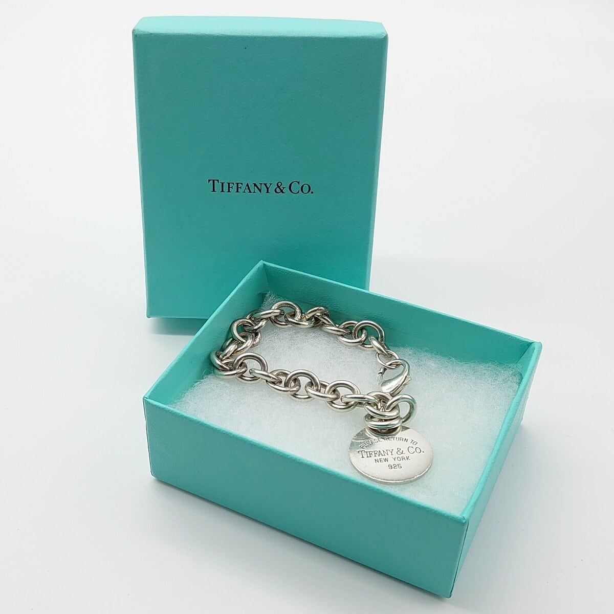 TIFFANY & Co. ティファニー リターントゥ ラウンドタグ ブレスレット シルバー925 Y00129