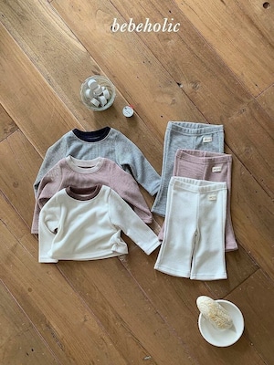 【予約】bebeholic Pepper shirring set