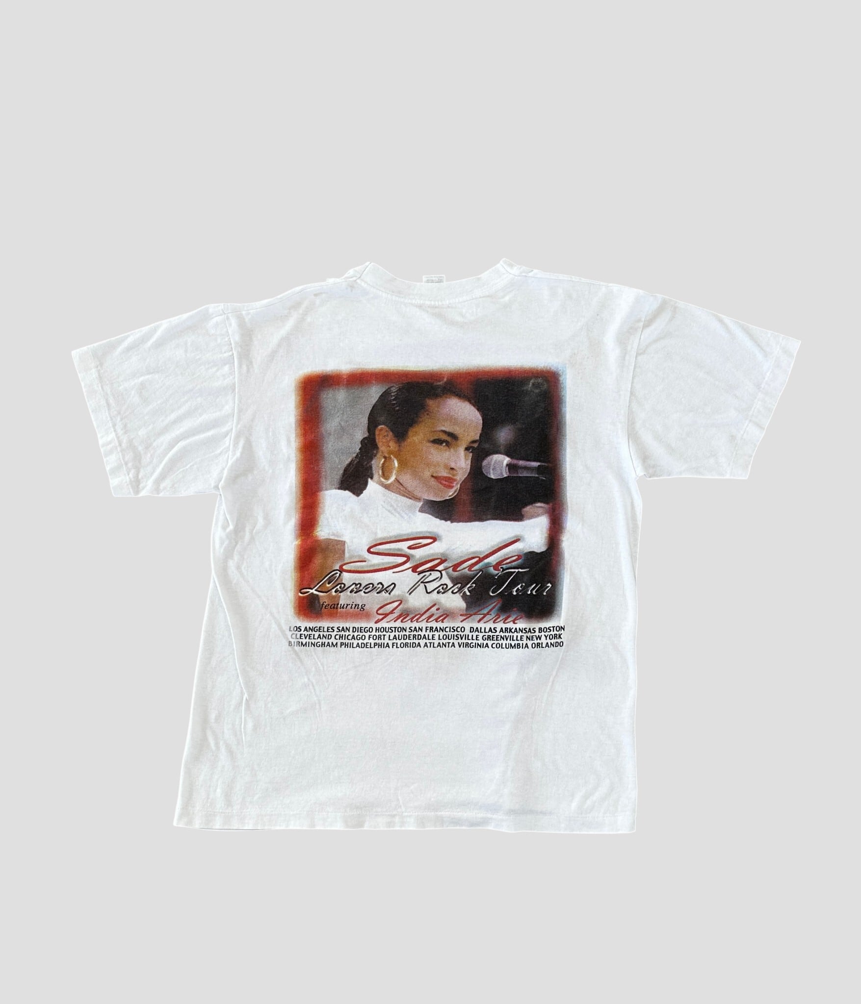 SADE- Vintage 00s L Lovers Rock Tour T-shirt | BEGGARS BANQUET公式