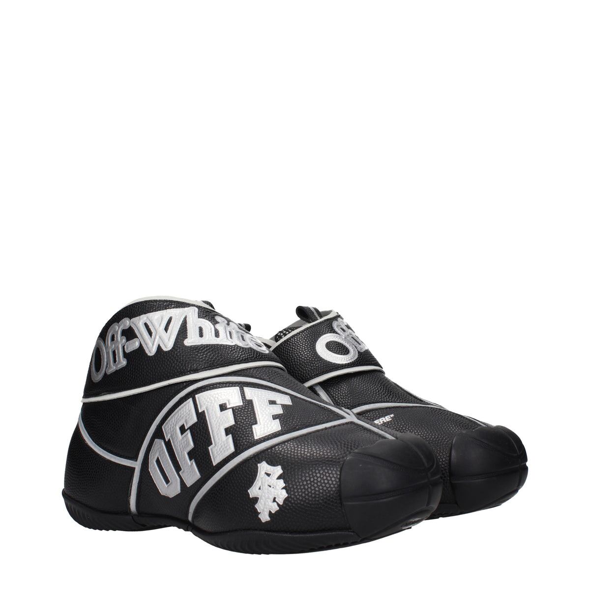 【新品】OFF-WHITE オフホワイト メンズ スニーカー レザー ブラック OMIA29GLEA0011072