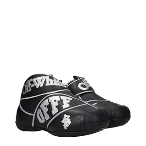 【新品】OFF-WHITE オフホワイト メンズ スニーカー レザー ブラック OMIA29GLEA0011072