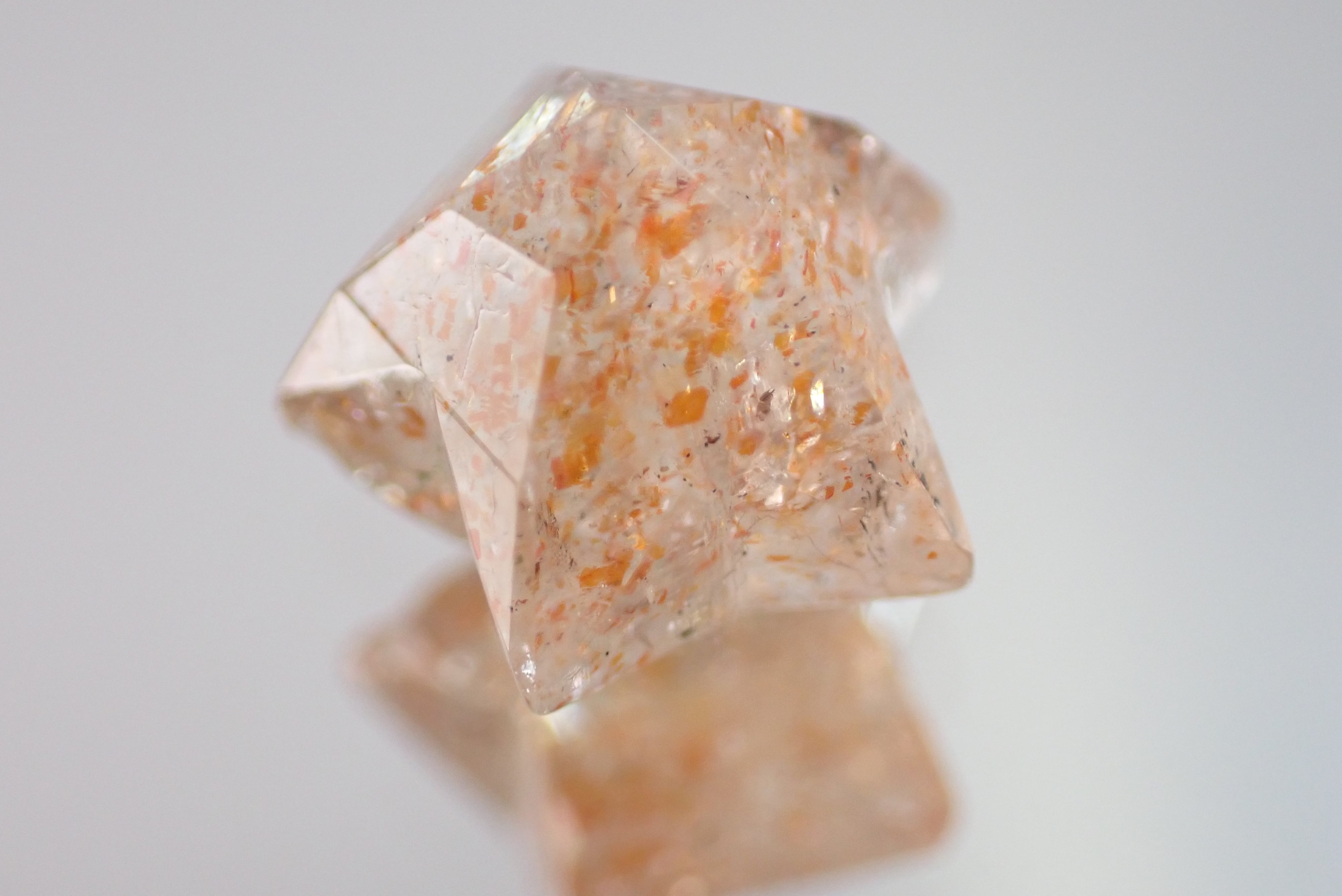 オレンジサンストーン(スターカット) 2.5ct [C1‐578] | differencee