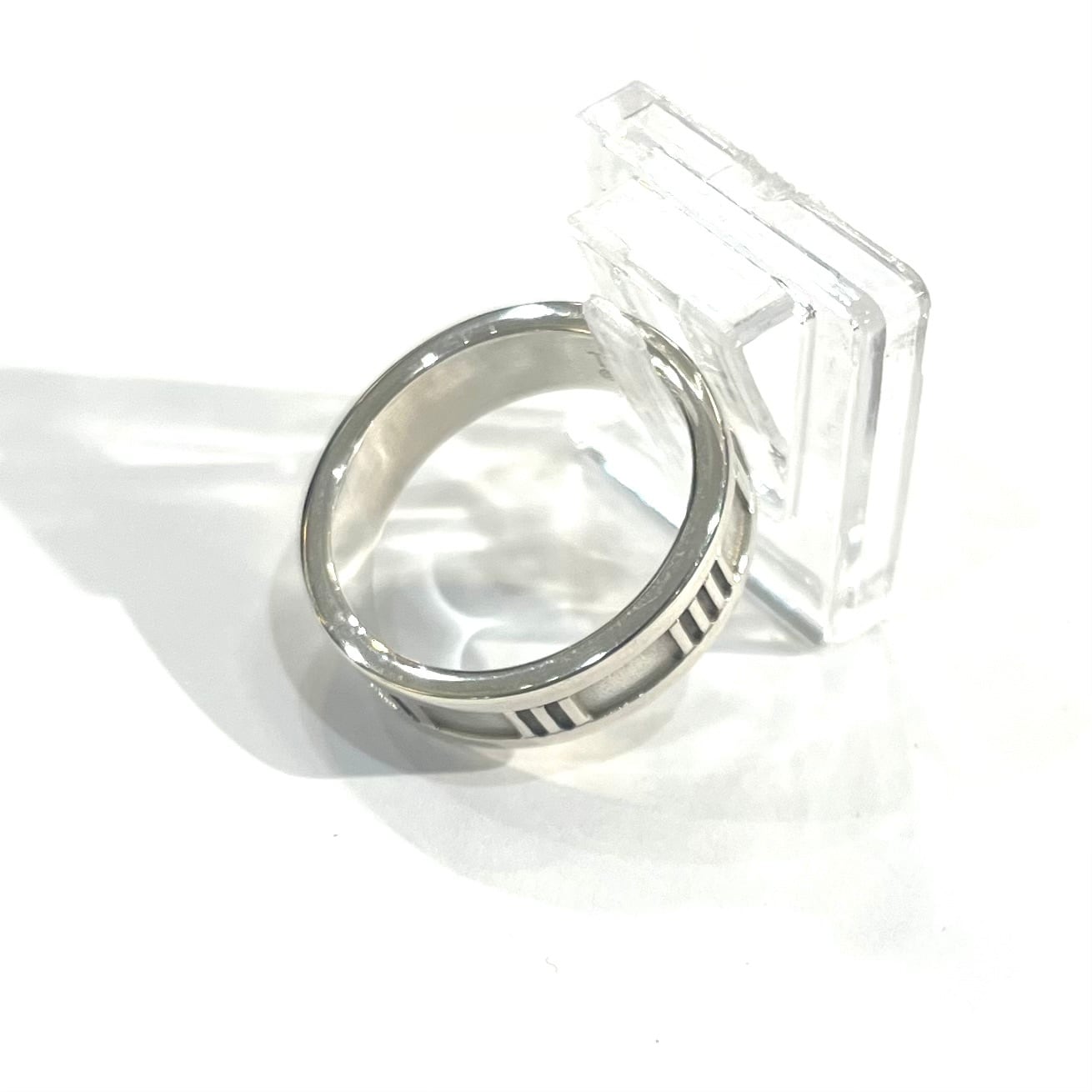 TIFFANY&CO】【17号】2582 時を纏う シルバー925号アトラスリング指輪