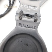 フラメンコ 小物 HERNANDEZ パリージョ カスタネット ブラック系 楽器 小道具 舞台 ペア 両手 黒 紫 白 ケース ケース付き 発表会 レッスン 練習 ダンス小物 パフォーマンス フラメンコ用品 パープル系 ホワイト系