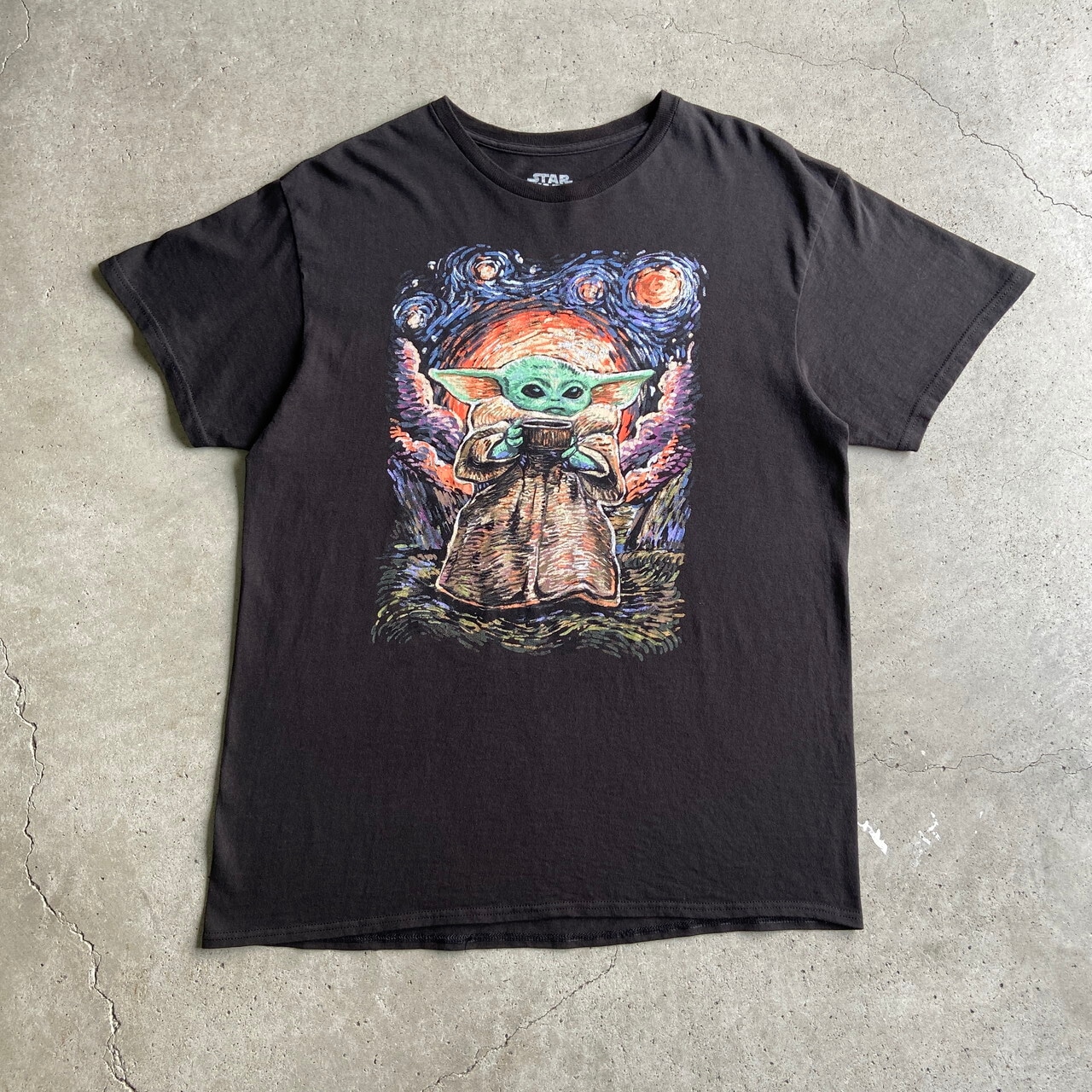STAR WARS スターウォーズ ベビーヨーダ ムービープリントTシャツ 