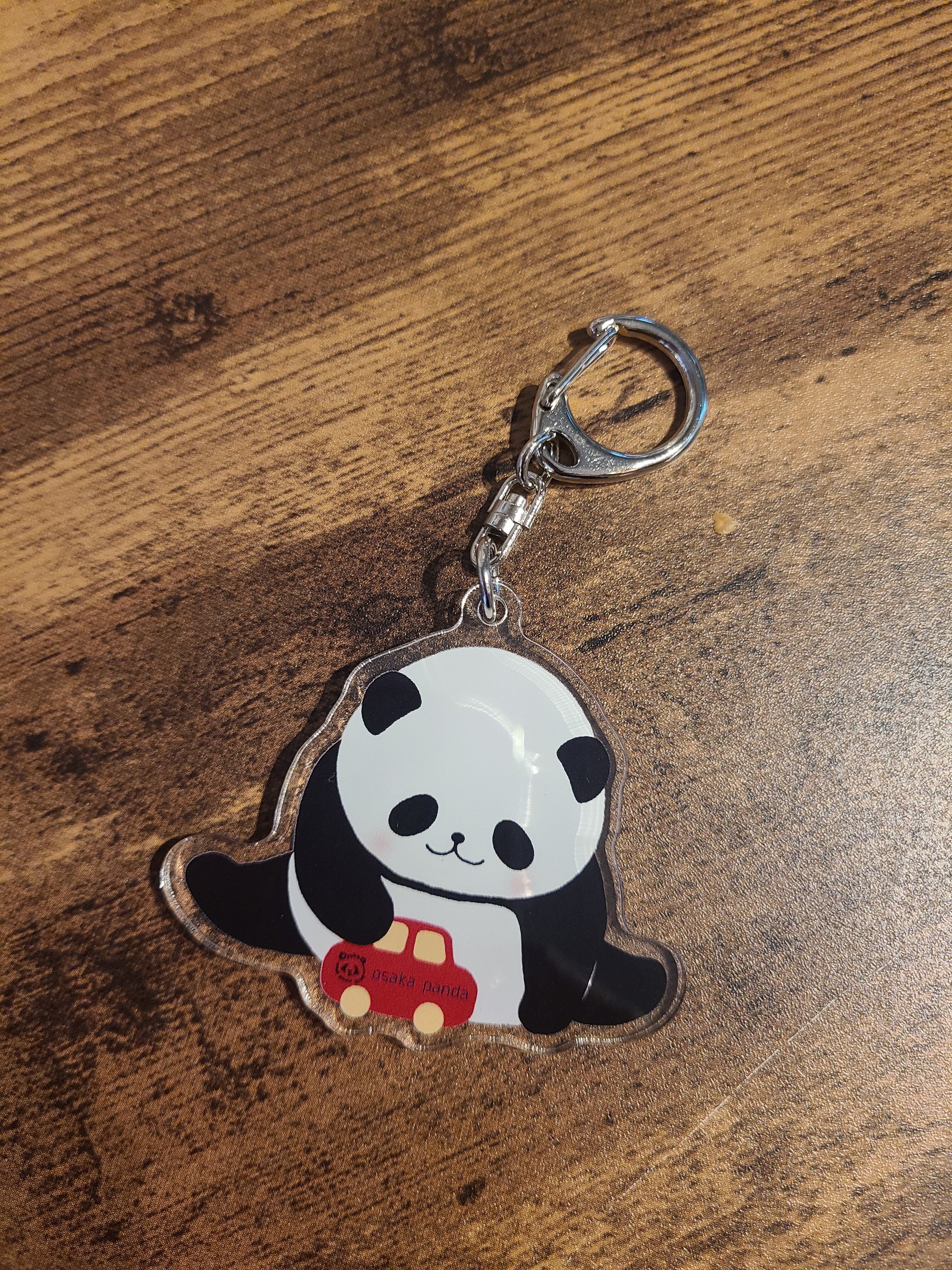 入荷待ち アクリルキーホルダー【ロゴ】 | パンダ専門店・大阪ぱんだ