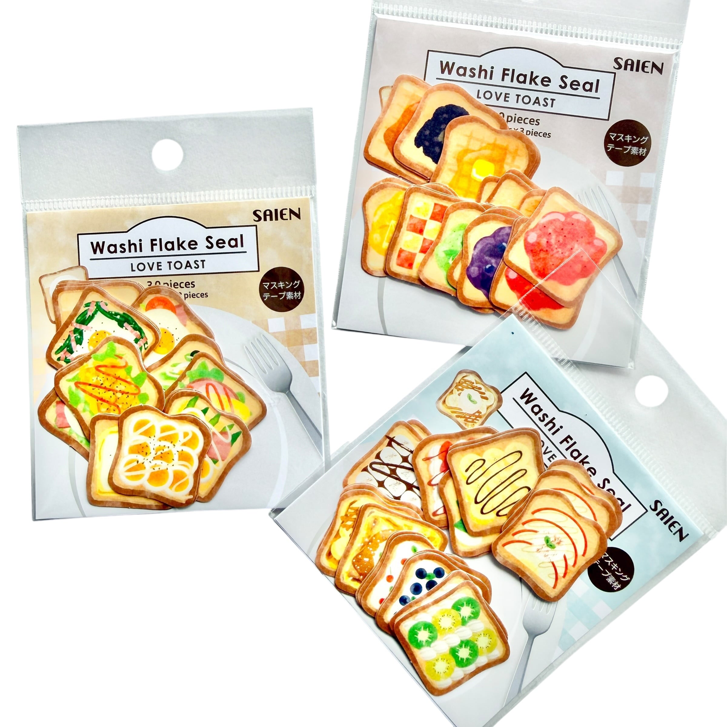LOVE TOAST 和紙フレークシール カミイソ 彩宴 | Jewelie