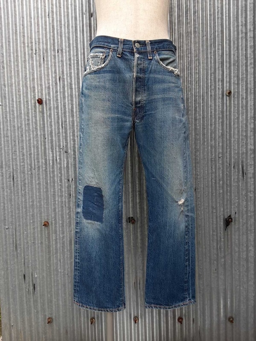 60~70s "Levi's" 501 capital E early model denim pants / 60~70年 "リーバイス" 501 ビッグE 前期モデル デニムパンツ