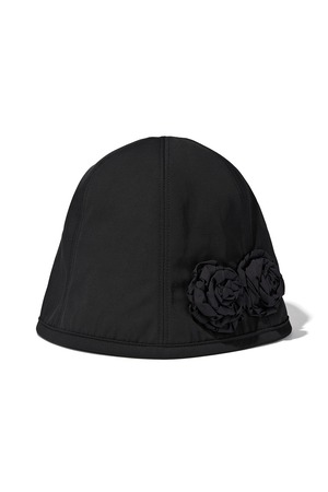 [MSCHF] FLOWER CORSAGE CLOCHET HAT_BLACK ミスチーフ 正規品 韓国ブランド 韓国ファッション 韓国代行 韓国通販 mischief