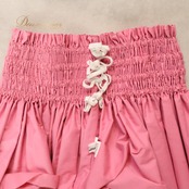 フラダンス 衣装 TAHITI IMPORTS タヒチインポーツ Muu Muu Mama パウスカート フラダンス ピンク系 花柄 植物柄 モンステラ柄 ハワイアンプリント ハワイアン アロハ フラ ダンス レッスン 練習 ハワイアンダンス ブラウン系 ピンク 茶 シングル スカート 華やか 鮮やか かわいい おしゃれ