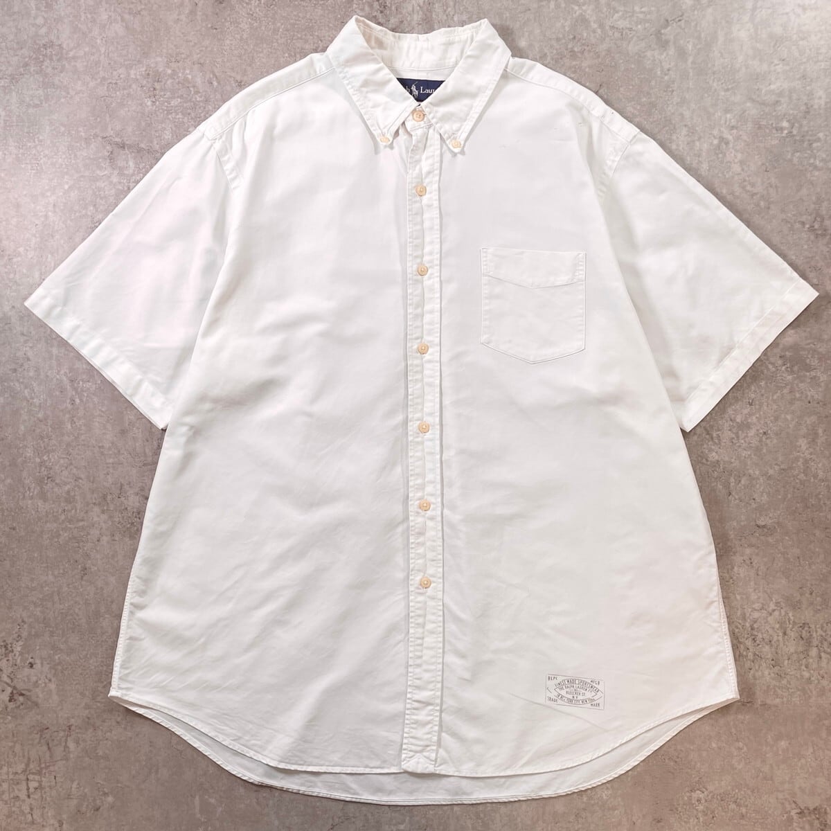90年代 Ralph Lauren ラルフローレン BLAKE 半袖シャツ メンズ2XL相当