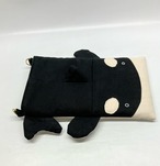 スマホポシェット　ミニショルダー　シャチ｜とりさん工房ーかわいいハンドメイドポーチ