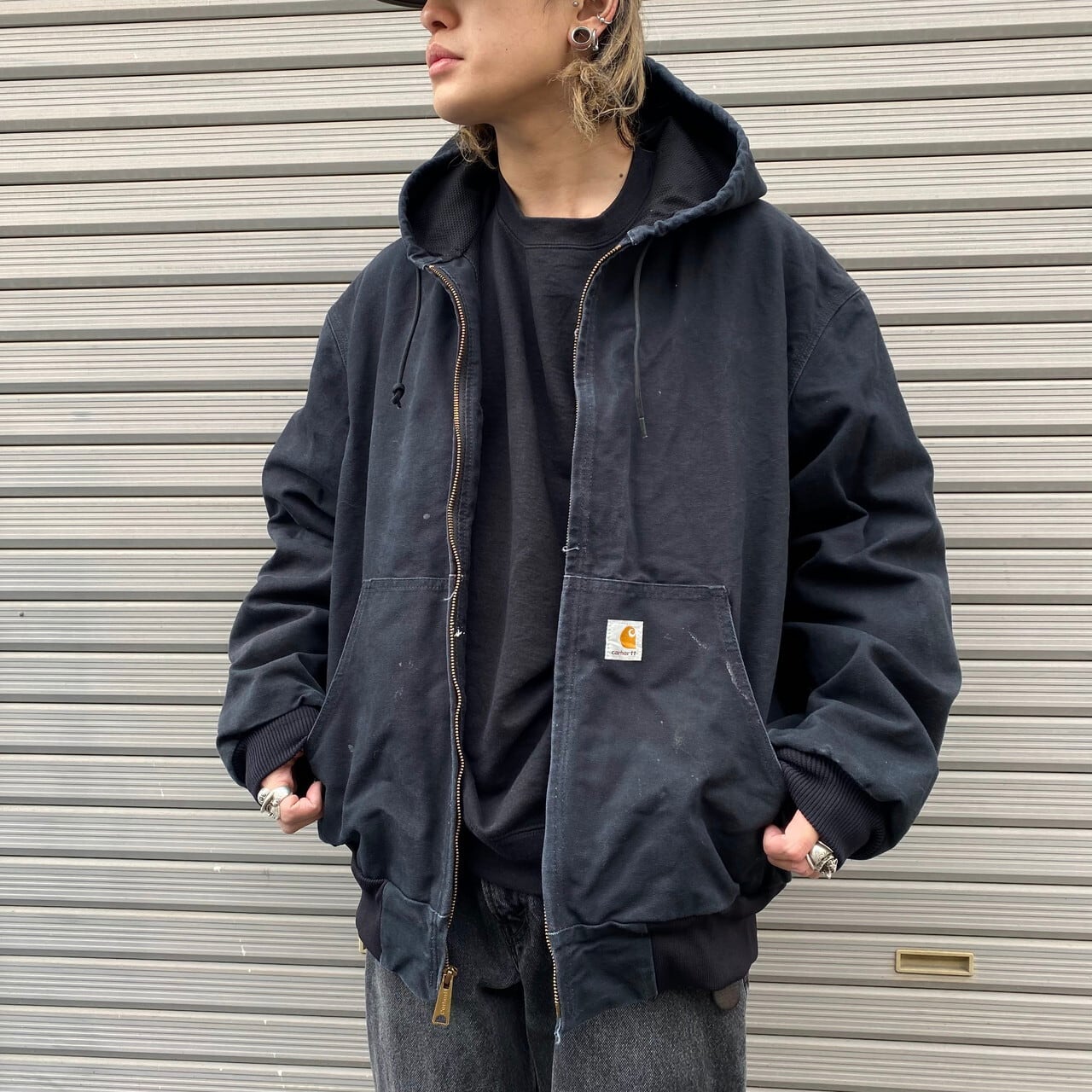 【レア】Carhartt マウンテンパーカージャケットブルゾン グレー海外