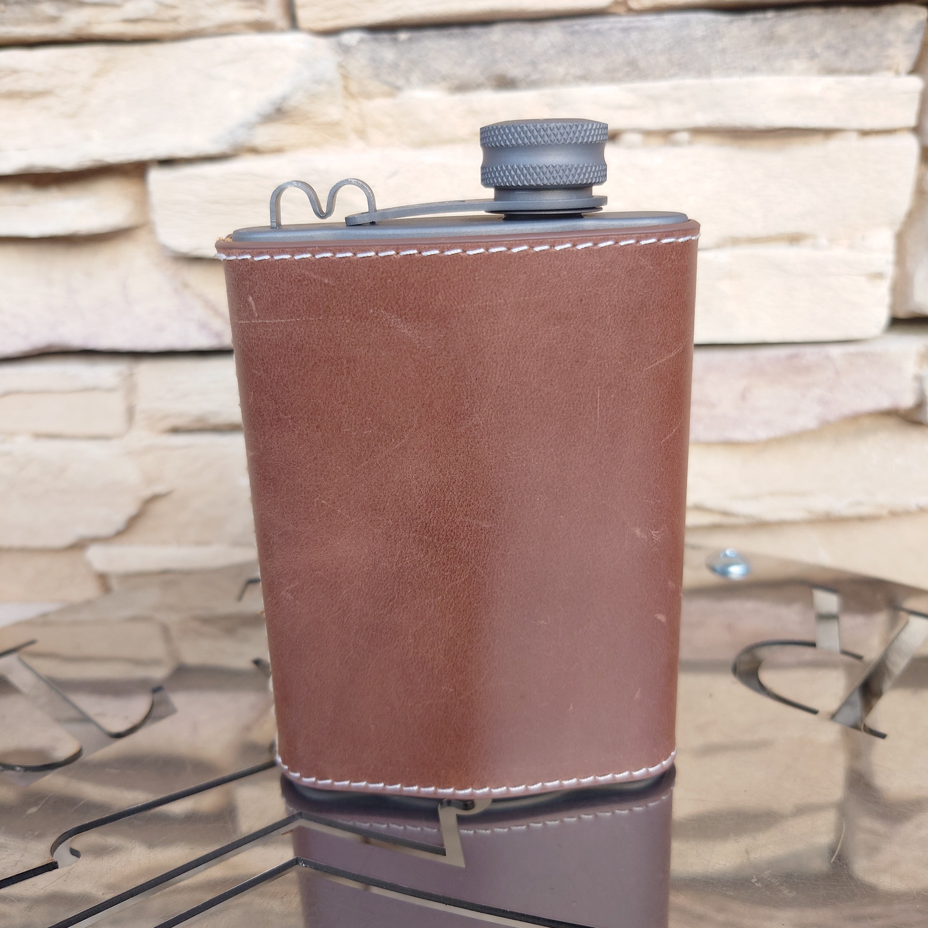 Cook'n'Escapeクックンエスケープ】チタンスキットル ウィスキーボトル