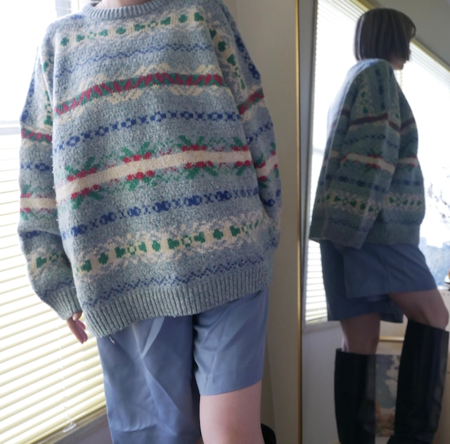 90s〜 EURO nordic knit
