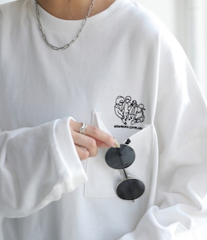 nbcp long sleeve t-shirt feat.antiqua (white)