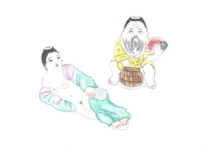 ハレジルシ【冬】太田垣晴子 原画「鼻煙壺」