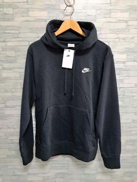 ☆NIKE ナイキ ロゴ 刺繍 プルオーバー パーカー/メンズ/M/黒☆新品 NIKE ナイキ ロゴ 刺繍 プルオーバー パーカー/メンズ/M/黒☆新品