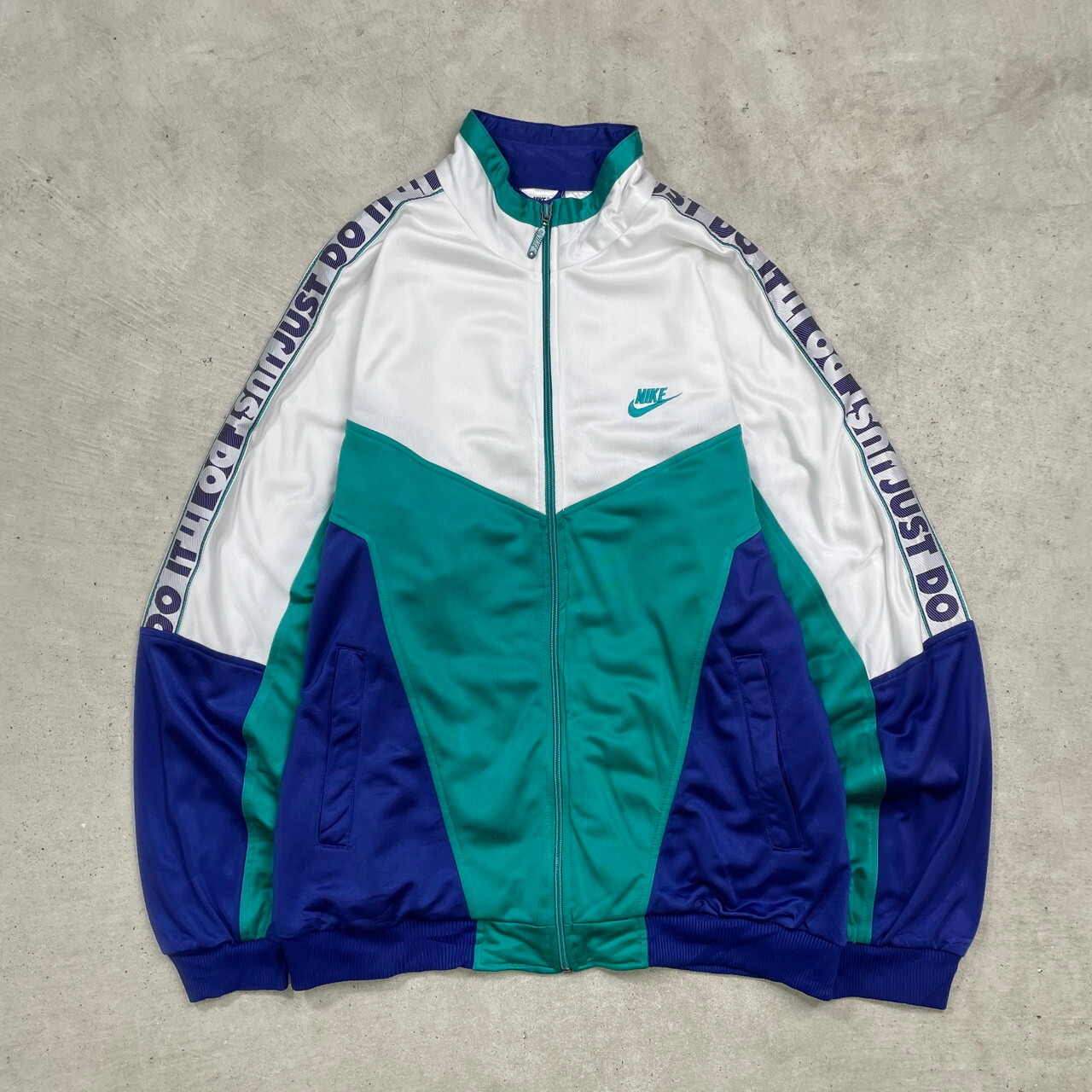 90年代 NIKE JUST DO IT ナイキ 銀タグ トラックジャケット ス 