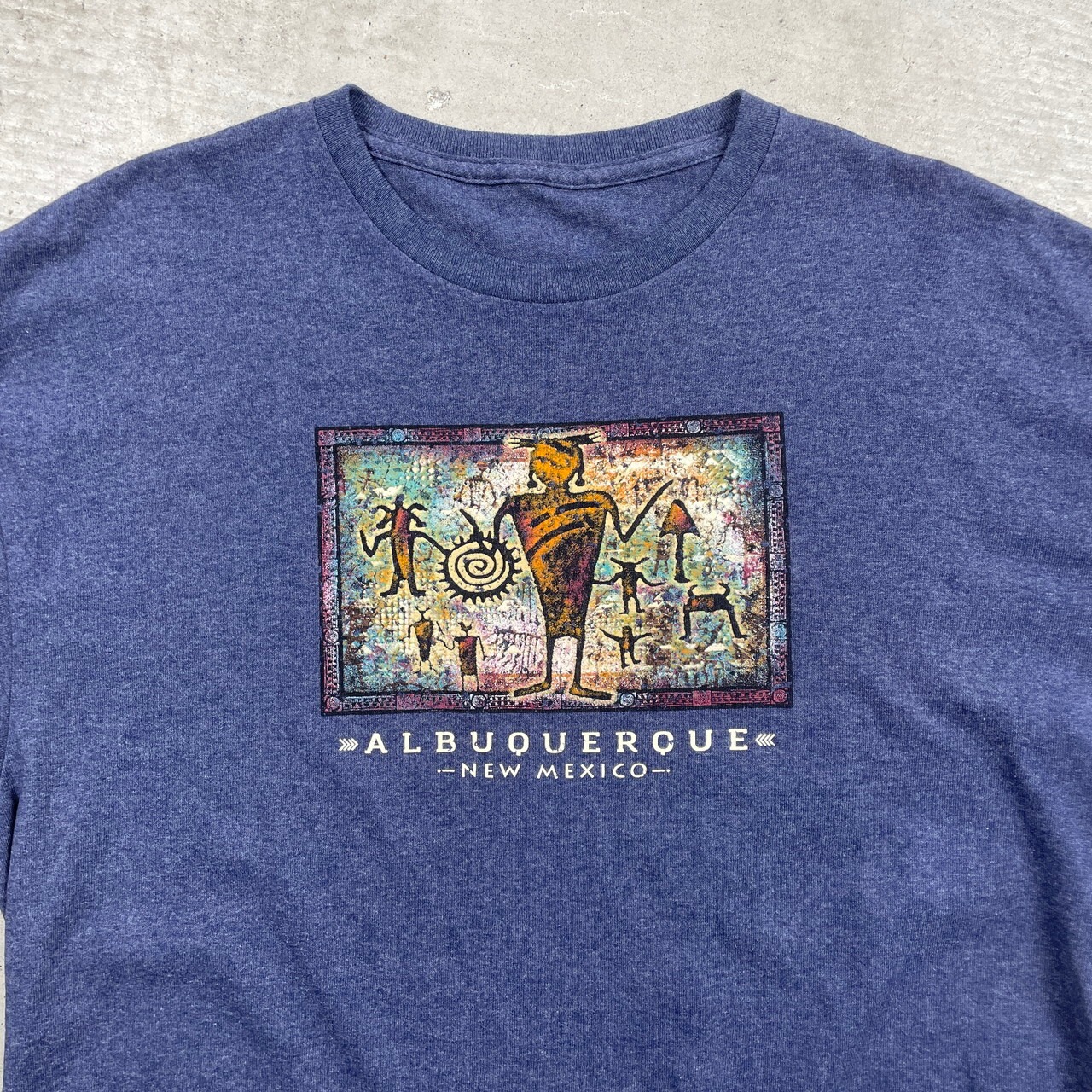 ALBUQUERQUE NEW MEXICO スーベニア デザインTシャツ メンズL-XL相当 