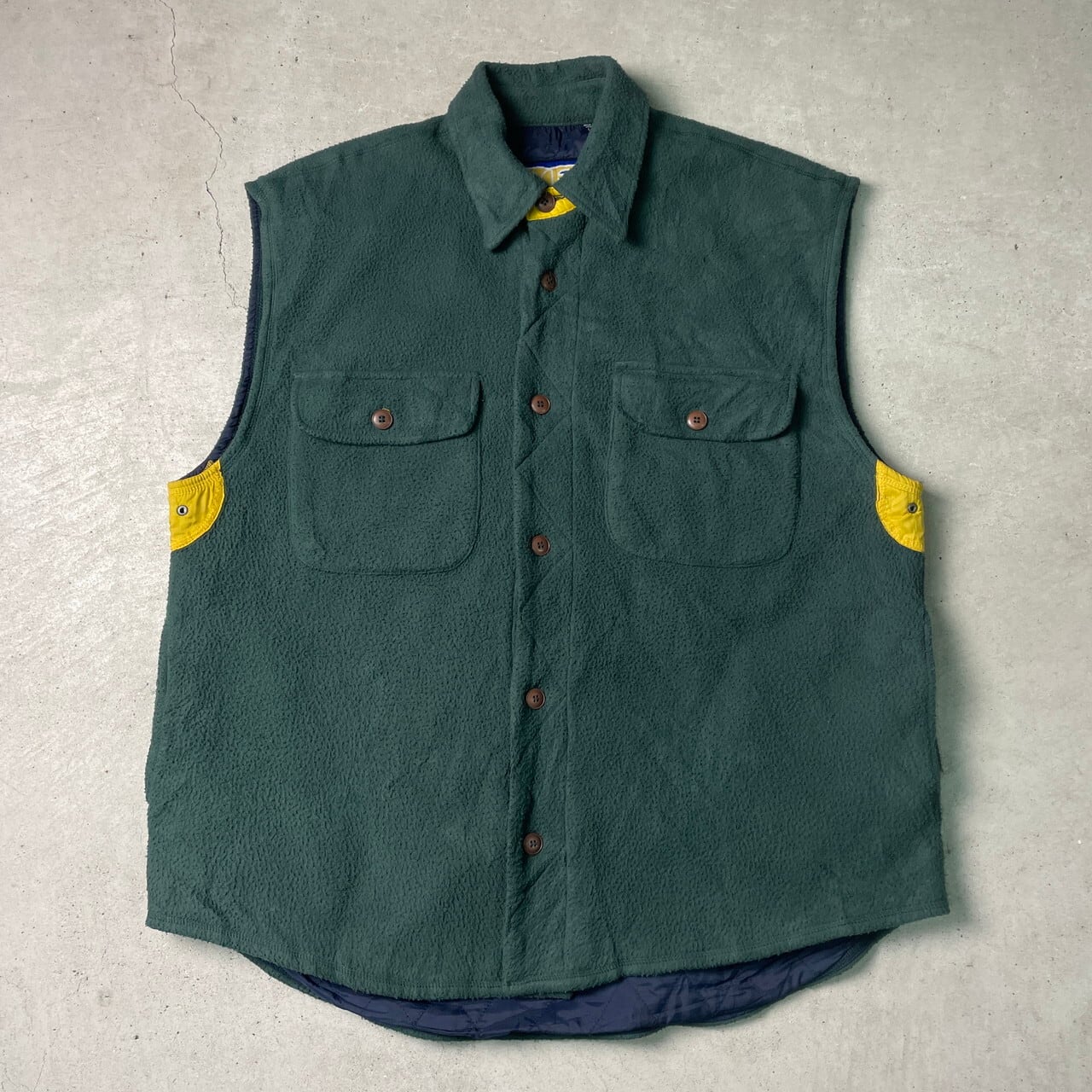 CHAPS シンサレート コート ベスト ブラウン M
