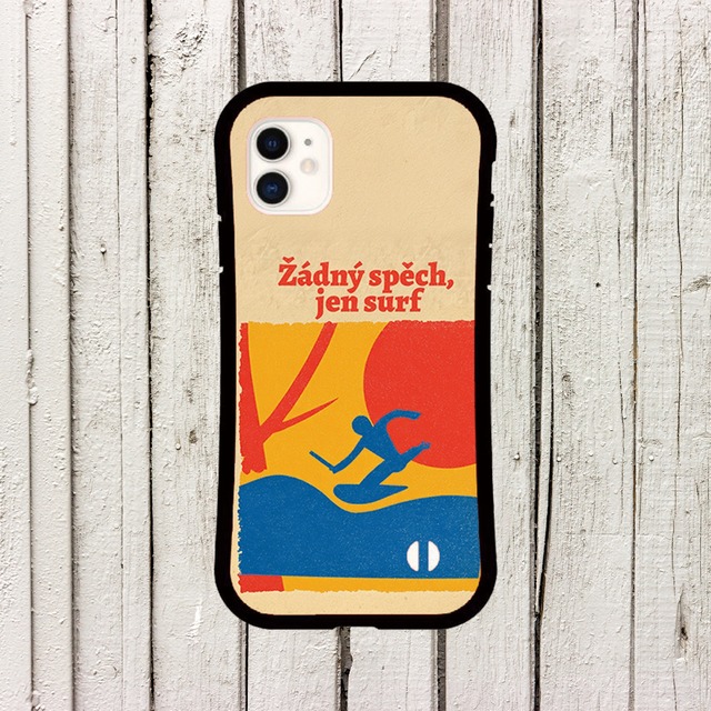 iPhoneケース サーフ 北欧レトロポップ｜レトロサーフ風スマホケース NOR051