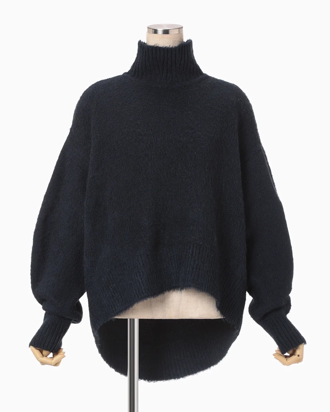 Mame Kurogouchi】Silk Knited High neck Top | インターナショナル