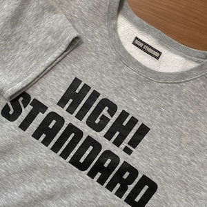 【HIGH! STANDARD】USA製 スウェット Tシャツ 裏起毛 ビッグサイズ  ハイスタンダード US古着