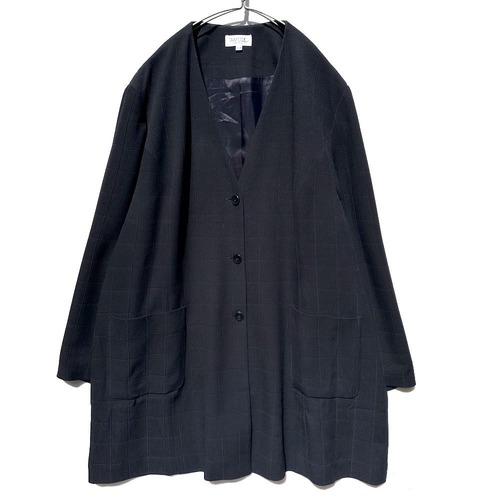 [TAMOTSU - Made In USA] Vintage No-Collar Jacket [1990s-] Vintage No-Collar Jacket