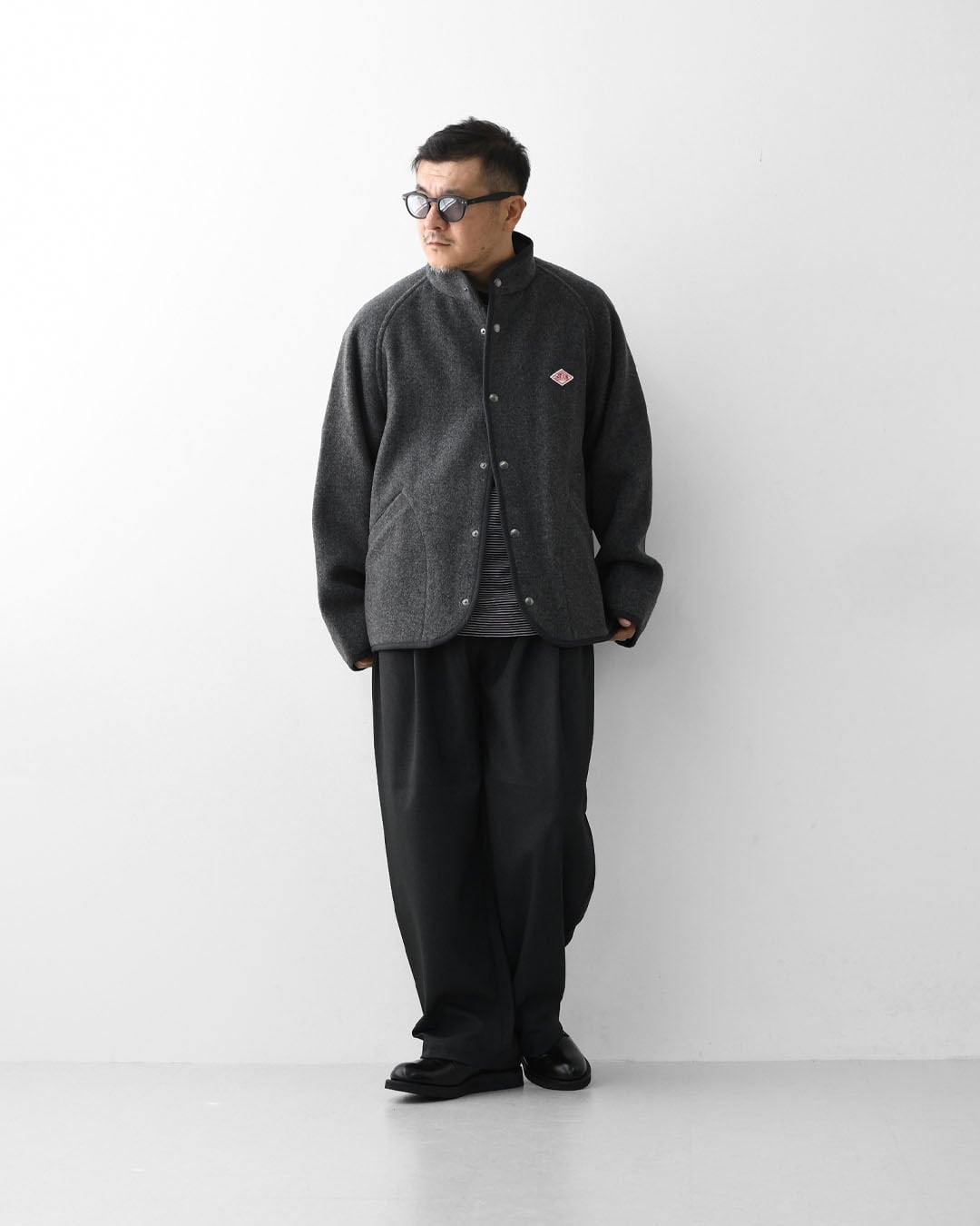 DANTON [ダントン] M WOOL LIGHT PILE STANDCOLLAR JACKET [DT