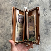 【限定商品】ウォレット ラウンドジップ エレファント(クラスト)