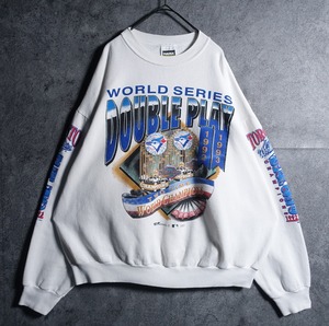 90s “TULTEX” BLUE JAYS Team Design Sweat