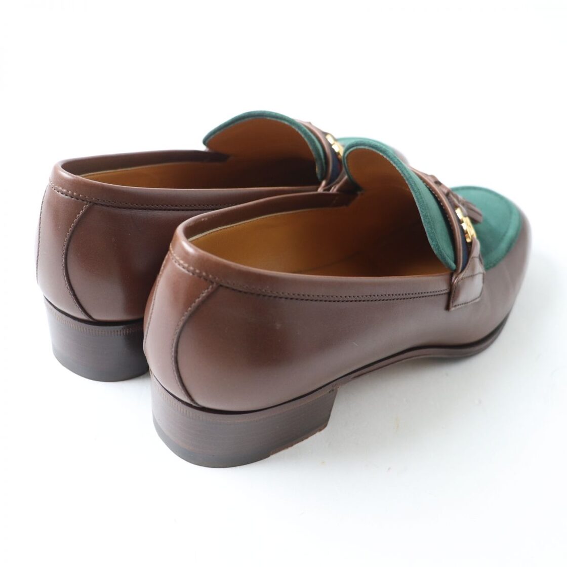 極美品☆GUCCI グッチ 674662 インターロッキングG金具付 レザー 