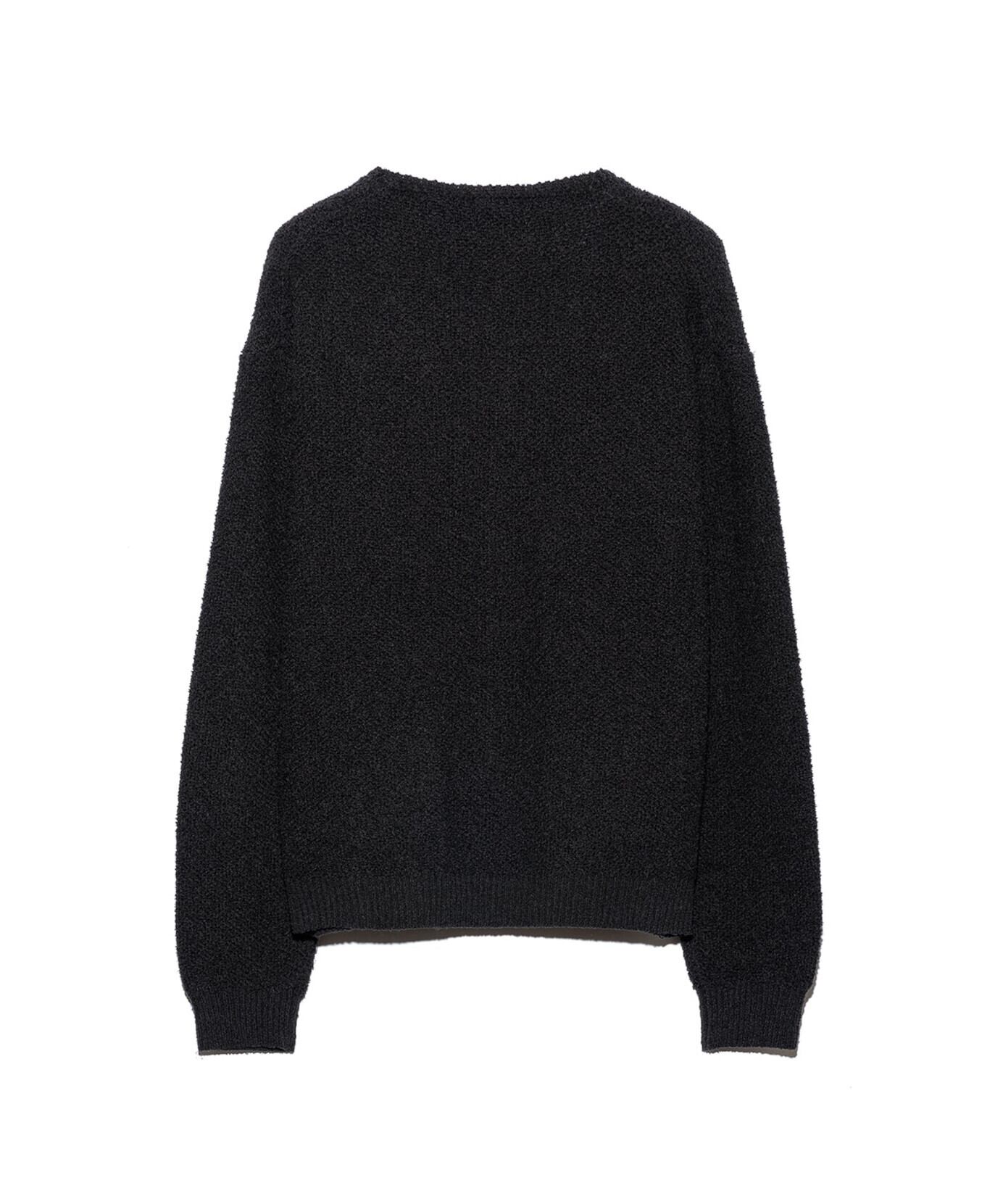 UNUSED / US2552 HONEY COMB KNIT CARDIGAN(BLACK) | AfterSchool