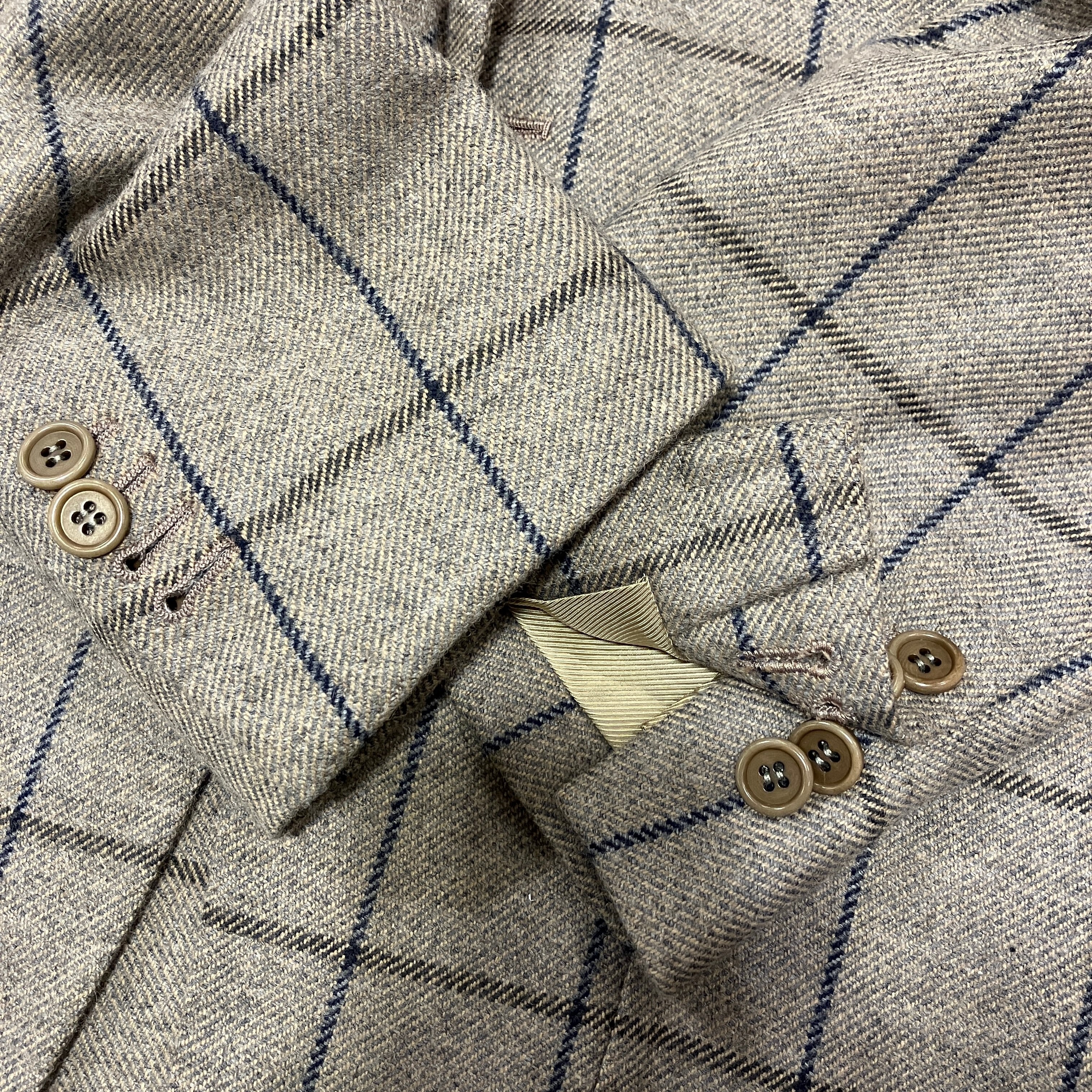 ORAZIO LUCIANO WOOL WINDOW PANE JACKET 44 | safarionline ORAZIO LUCIANO WOOL WINDOW PANE JACKET 44 | safarionline