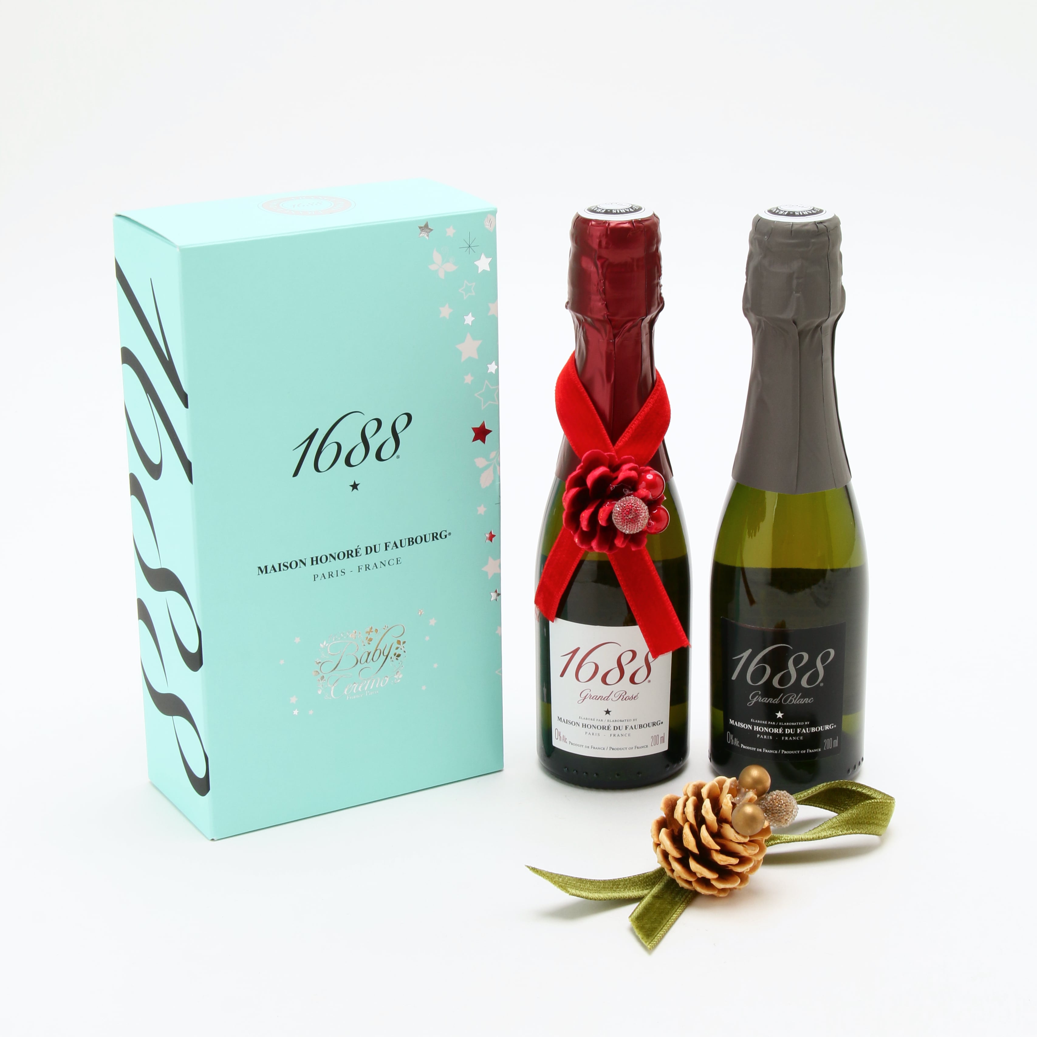 1688 Grand Rosé & Blanc フランス製ノンアルコールスパークリング