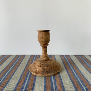 Wooden Candlestick