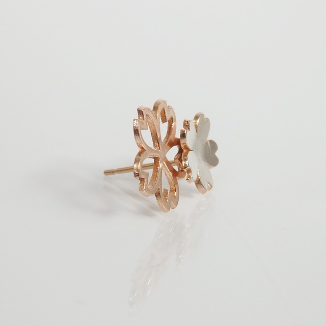 Sakura Blossom *〜桜のピアス〜* (silver×pink gold)