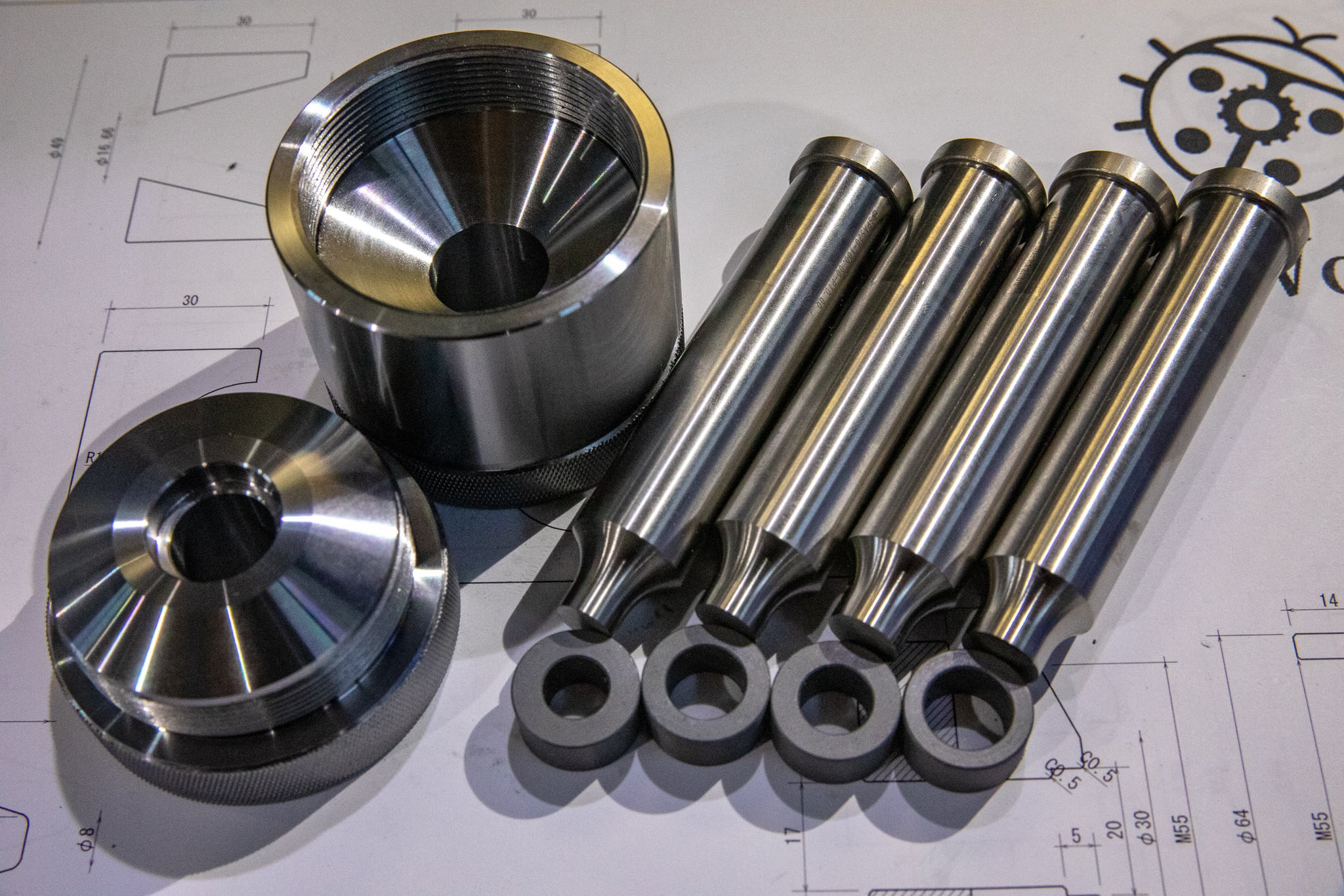 コインリング作成キット NEWパンチアンドダイセット 黒染め無し 最低限機能のみ】