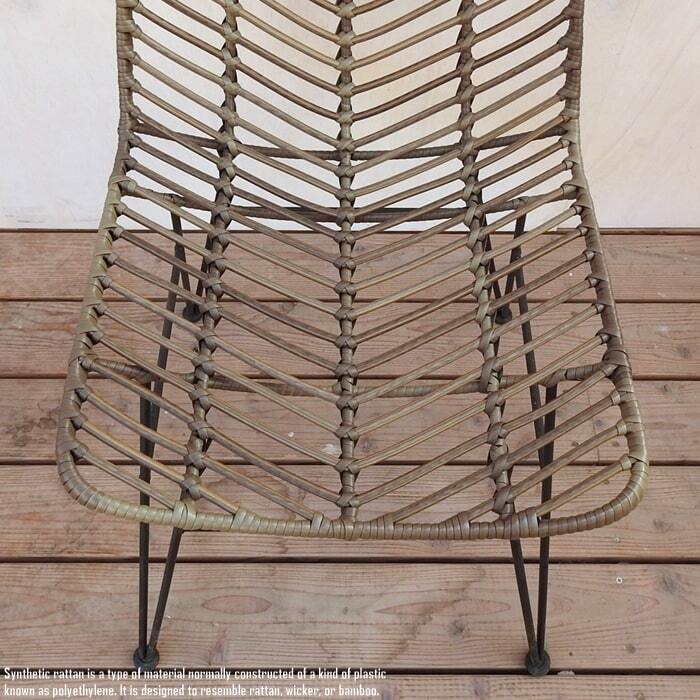 シンセティックラタン ダイニングチェア C35 DiningChair 人工ラタン